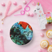 Clear abstract paper plate,Ordinary abstract party ペーパーボウル (パーティー)