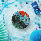 Clear abstract paper plate,Ordinary abstract party ペーパーボウル (パーティー)