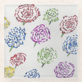 Clear Art Coaster ガラスコースター