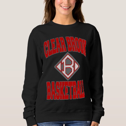 Clear Brook Wolverines Basketball スウェットシャツ (正面)