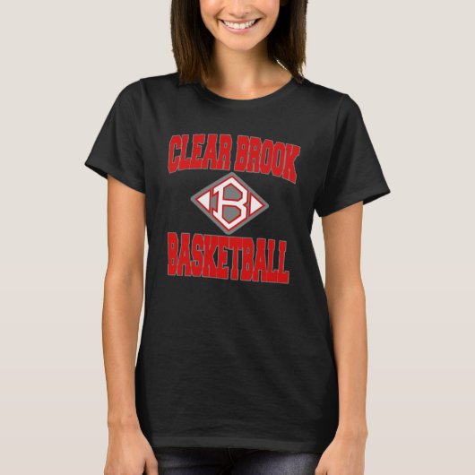 Clear Brook Wolverines Basketball Tシャツ (正面)