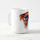 Clear eye コーヒーマグカップ (正面左)