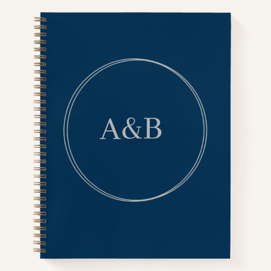 Clear Focus Geometric Design ノートブック (正面)