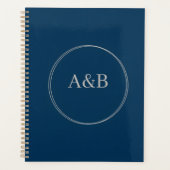 Clear Focus Geometric Design, Hard Cover, Black Sp プランナー手帳 (正面)