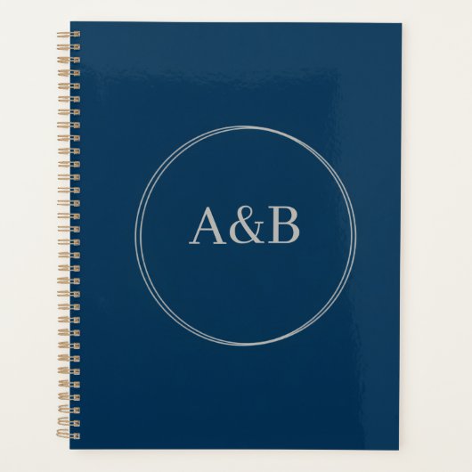 Clear Focus Geometric Design, Hard Cover, Black Sp プランナー手帳 (正面)