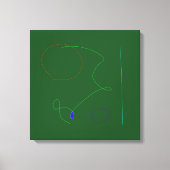 Clear Green キャンバスプリント (正面)