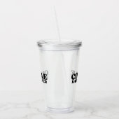 Clear Intent | サークルバック不可 再利用不可 アクリルタンブラー (左)