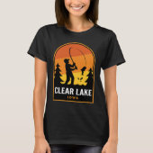 Clear Lake Iowa Fishing Tシャツ (正面)