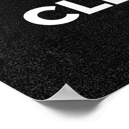 Clear Quartz Crystal Cluster ポスター (角)