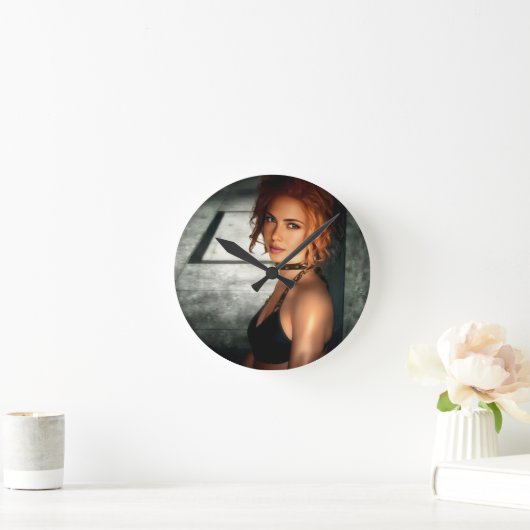 Clear Shadows wall clock ラウンド壁時計 (ホーム)