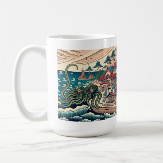 Clear with Possible Alien Invasions Mug コーヒーマグカップ (左)