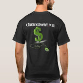 ClearanceSeekerの暗いTシャツの背部プリント Tシャツ (裏面)