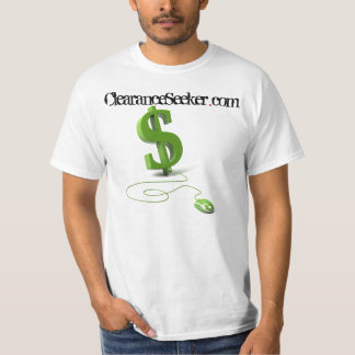 ClearanceSeekerのTシャツの前部プリント Tシャツ