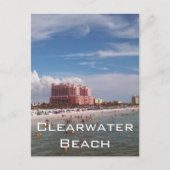 Clearwaterのビーチのフロリダの郵便はがき ポストカード (正面)