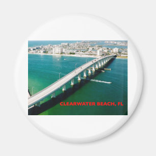 CLEARWATERのビーチフロリダ マグネット
