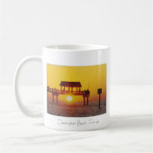 Clearwaterのビーチ、フロリダのコーヒー・マグ コーヒーマグカップ (左)