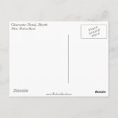 Clearwaterのビーチ ポストカード (裏面)