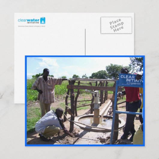 ClearWaterはがき1 ポストカード (正面/裏面)