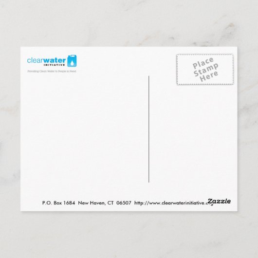 ClearWaterはがき1 ポストカード (裏面)