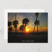 Clearwaterビーチサンセットポストカード ポストカード (正面/裏面)