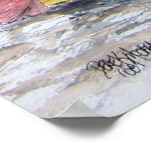 clearwater_ビーチ_絵画s ポスター (角)