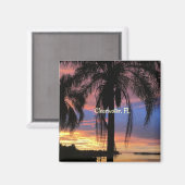 Clearwater,フロリダの風景の写真 マグネット (正面/裏面)