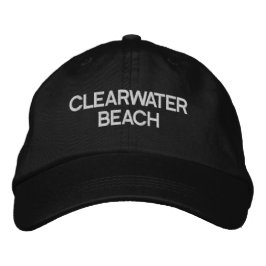 Clearwater Beach Florida Embroidered Baseball Hat 刺繍入りキャップ