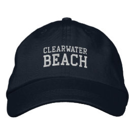 Clearwater Beach Florida Embroidered Baseball Hat 刺繍入りキャップ