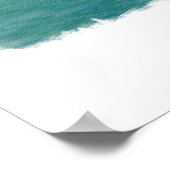 Clearwater Beach Florida Poster, Watercolor ポスター (角)