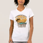 ClearWater Beach Florida Summer Time Tシャツ (正面)