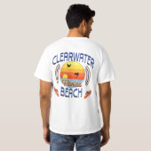Clearwater Beach, Florida Tシャツ (裏面フル)