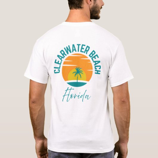 Clearwater Beach Florida T-Shirt Tシャツ (裏面)