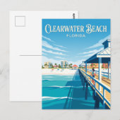 Clearwater Beach USA ポストカード (正面/裏面)