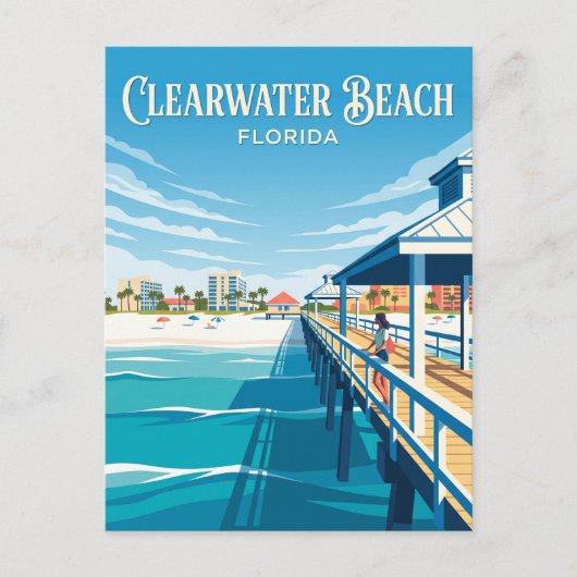 Clearwater Beach USA ポストカード (正面)