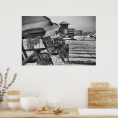 Clearwater Flビーチ椅子 ポスター (キッチン)