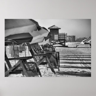 Clearwater Flビーチ椅子 ポスター