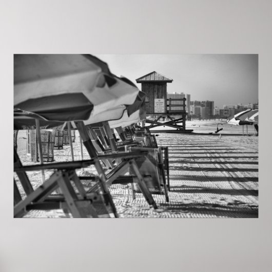 Clearwater Flビーチ椅子 ポスター (正面)