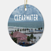 Clearwater Floridaの写真:ビーチ セラミックオーナメント (左)