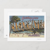 Clearwater, Florida – ラージレターシーン2 ポストカード (正面/裏面)