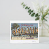 Clearwater, Florida – ラージレターシーン2 ポストカード (スタンド正面)