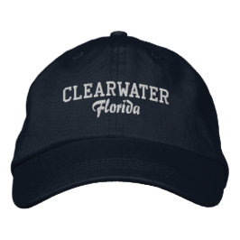 Clearwater Florida Embroidered Baseball Hat 刺繍入りキャップ