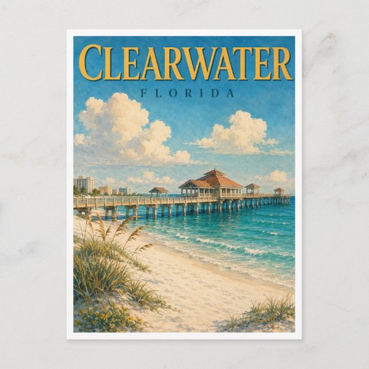 Clearwater Florida Pier 60 GeoSaga ポストカード (正面)