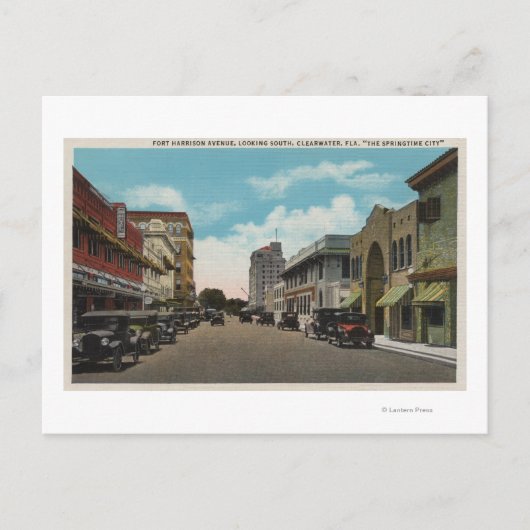Clearwater, Florida - South View of Ft.ハリソン ポストカード (正面)