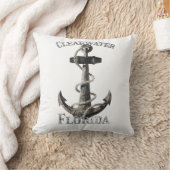 Clearwater Florida Vacation Nautical Anchor クッション (ブランケット)