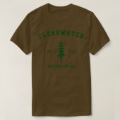 Clearwater National Forest Explore Idaho Tシャツ (デザイン正面)