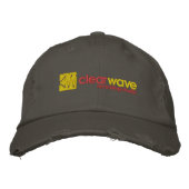 Clearwave Recording Studio Hat 刺繍入りキャップ (正面)