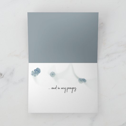 Clearwing Butterfly 考え's of you カード (内部)