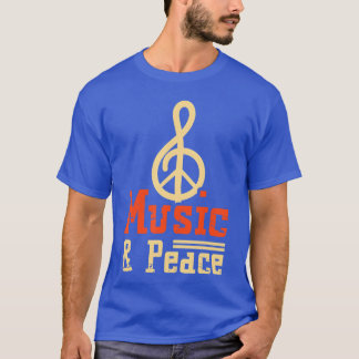 Clef Calm Sound Song 2020 Music And Peace Musical  Tシャツ