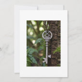 clef et arbrea 招待状 (正面)