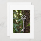 clef et arbrea 招待状 (正面/裏面)